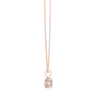 Cushion Lab Grown Diamond Pendant