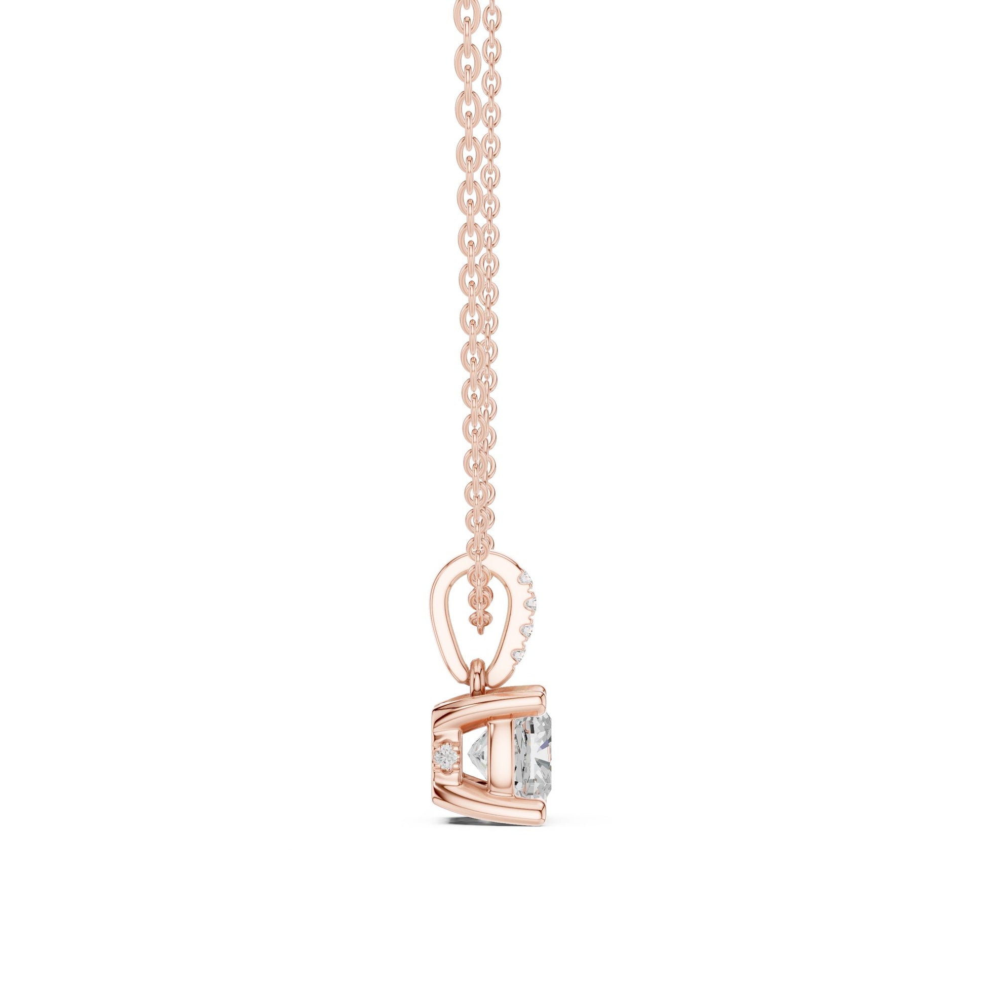 Cushion Lab Grown Diamond Pendant