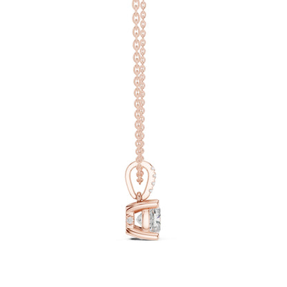 Cushion Lab Grown Diamond Pendant