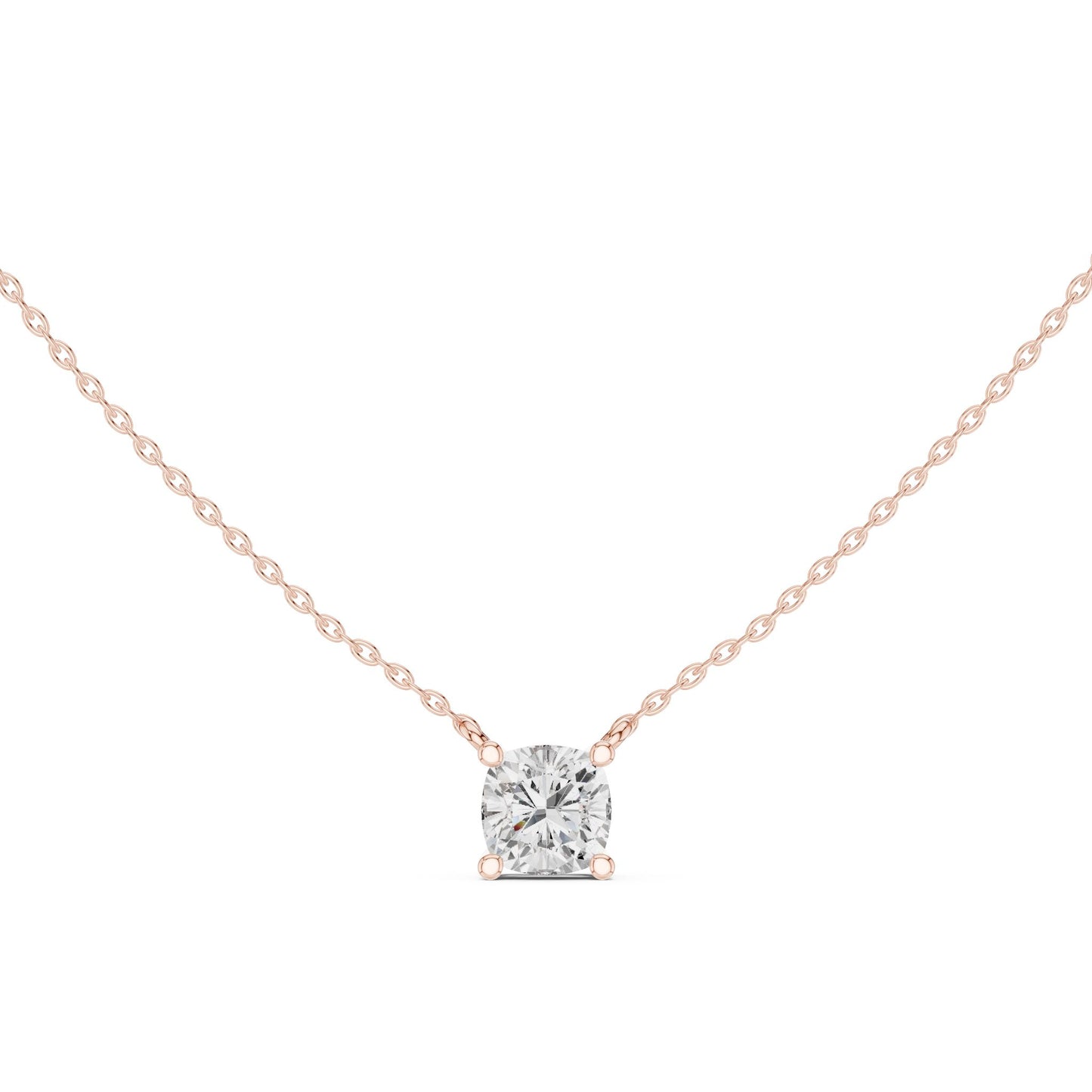 Cushion Lab Grown Diamond Pendant