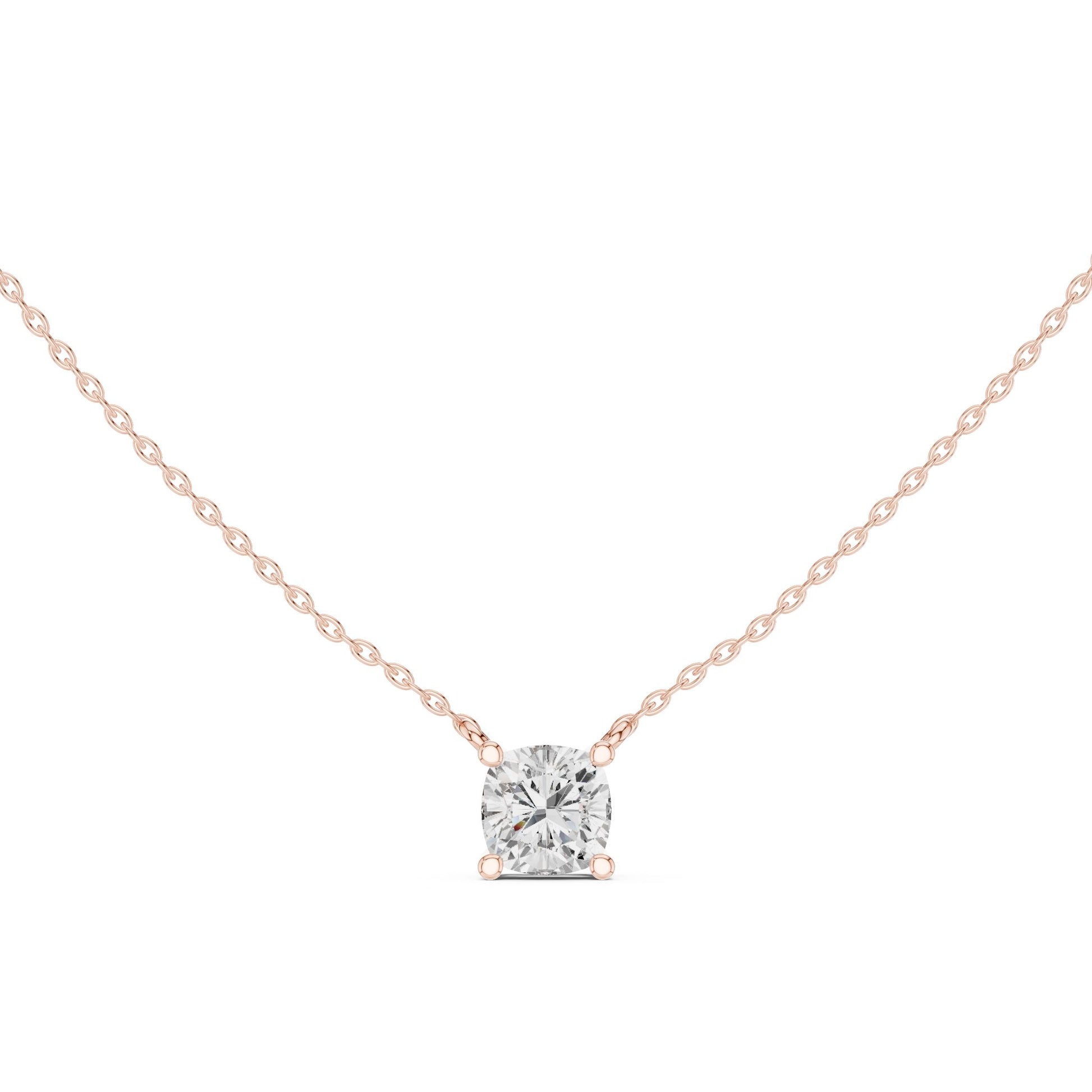 Cushion Lab Grown Diamond Pendant
