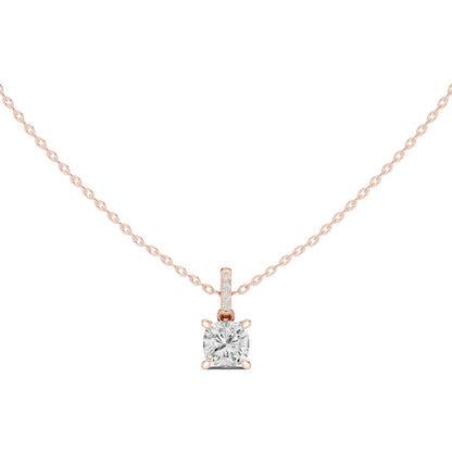 Cushion Lab Grown Diamond Pendant