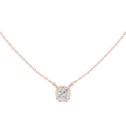 Cushion Lab Grown Diamond Pendant