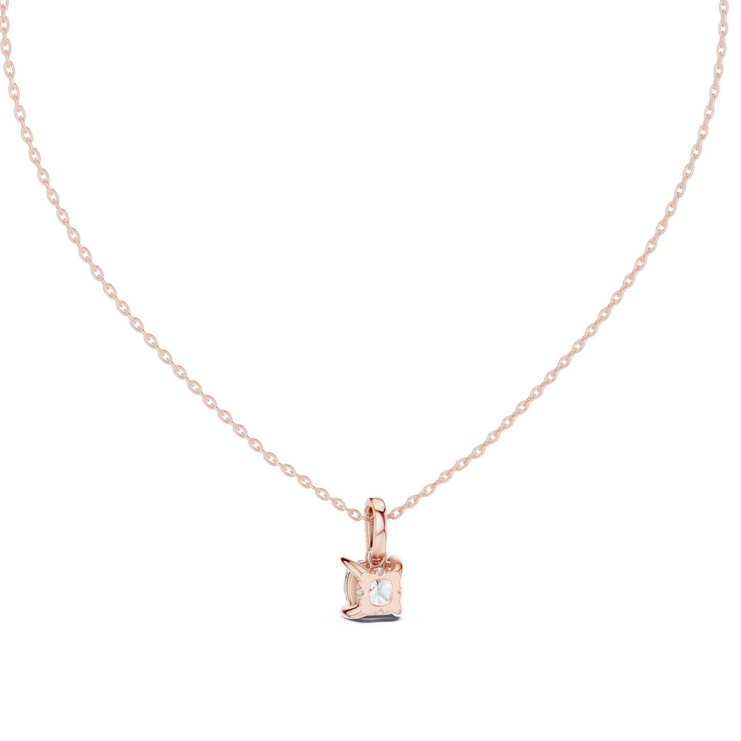 Cushion Lab Grown Diamond Pendant