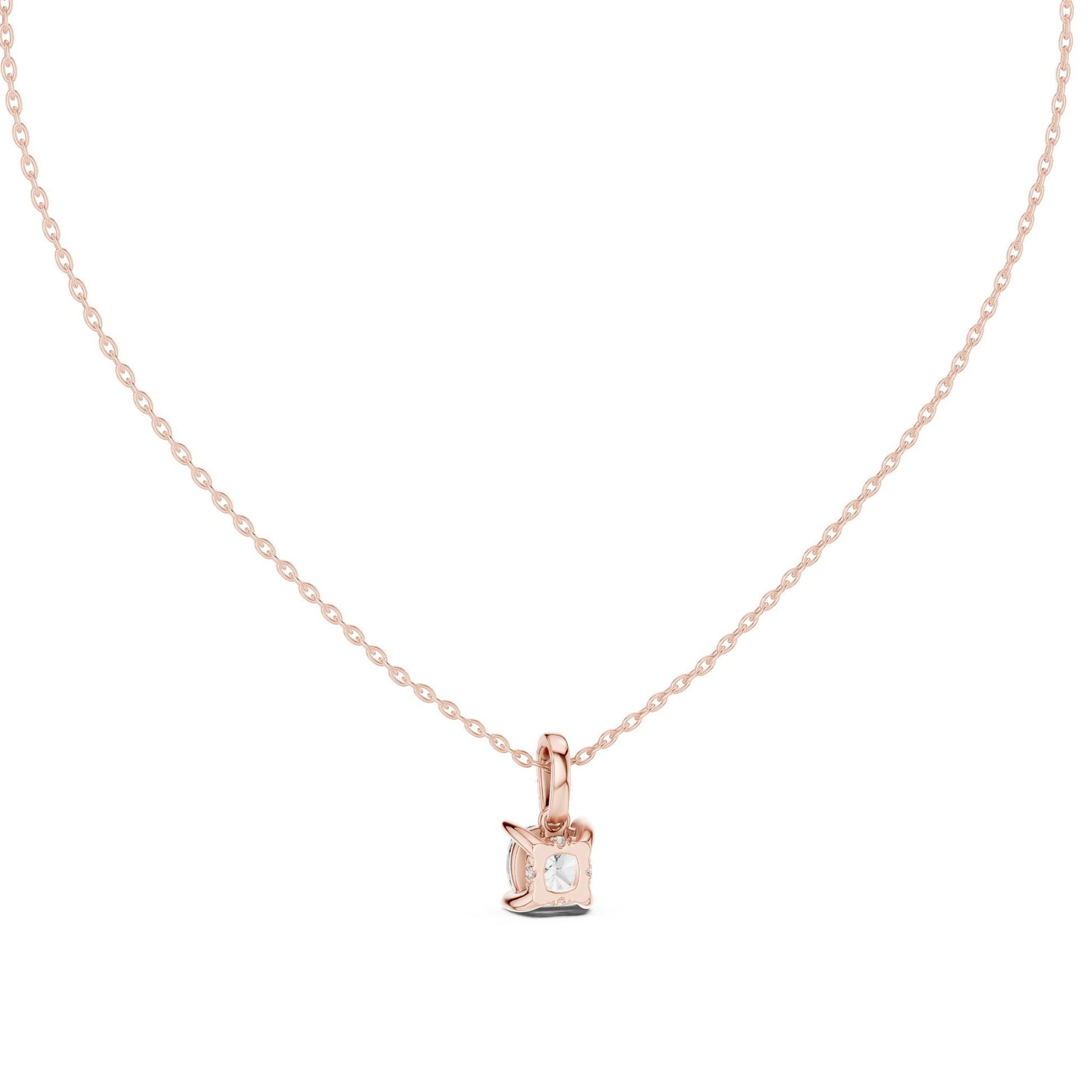 Cushion Lab Grown Diamond Pendant