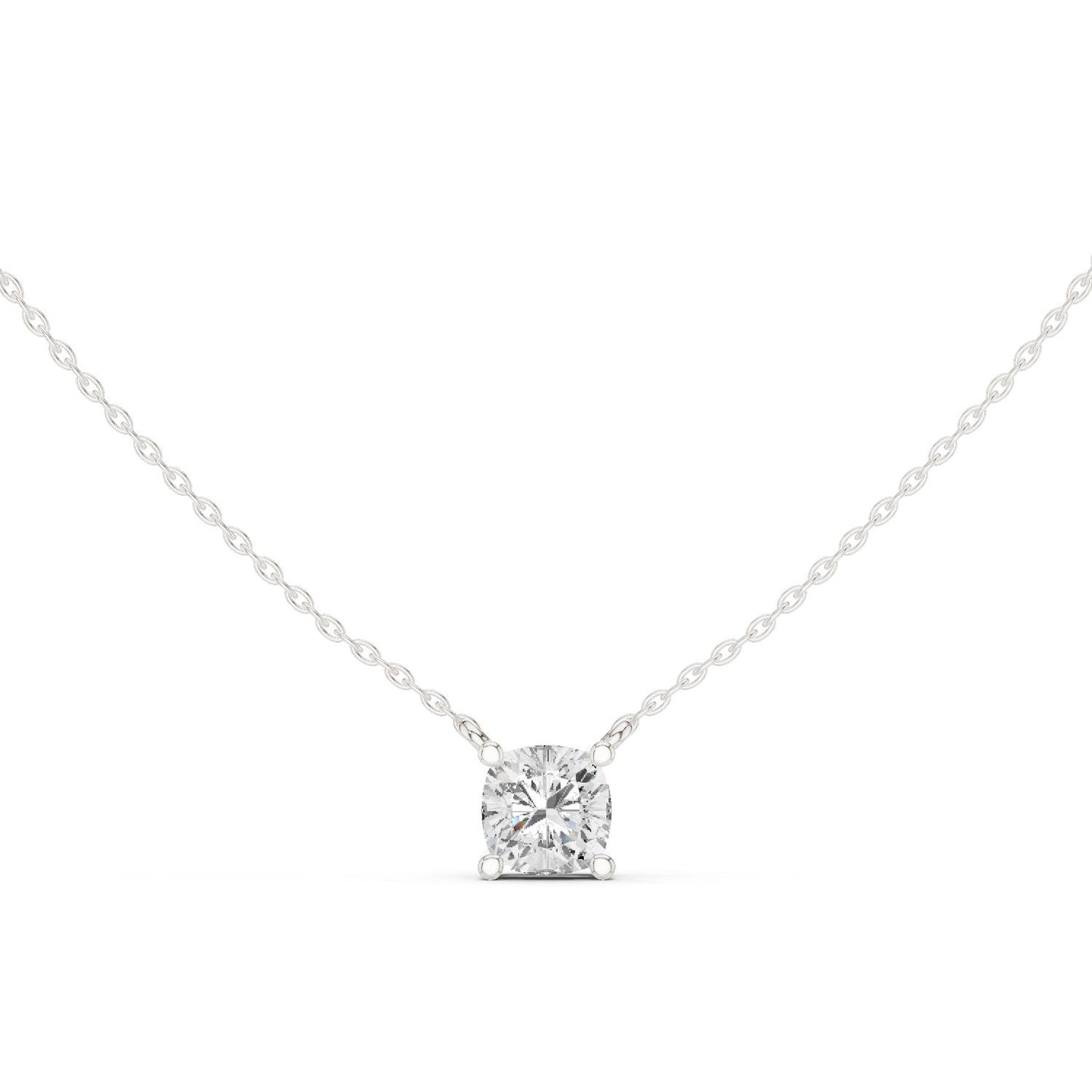 Cushion Lab Grown Diamond Pendant