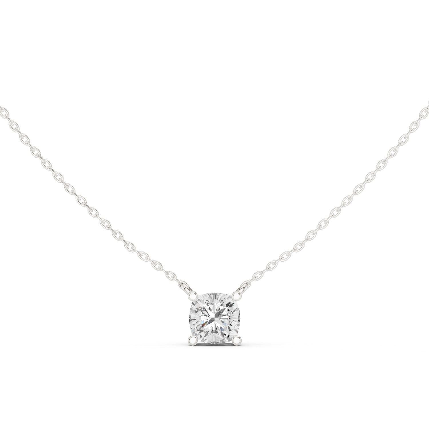 Cushion Lab Grown Diamond Pendant