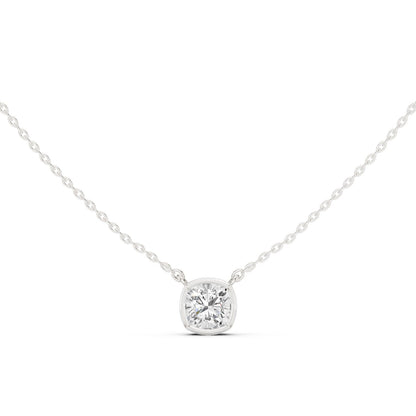 Cushion Lab Grown Diamond Pendant