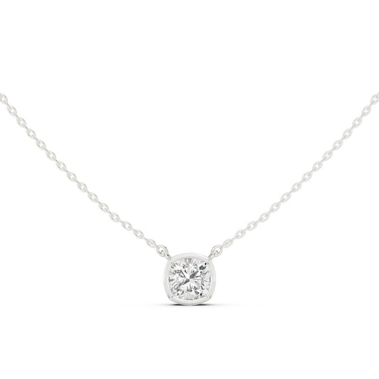 Cushion Lab Grown Diamond Pendant