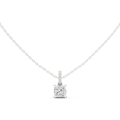 Cushion Lab Grown Diamond Pendant