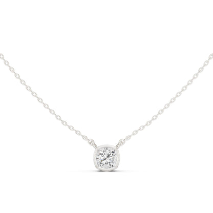 Cushion Lab Grown Diamond Pendant