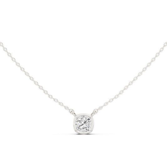 Cushion Lab Grown Diamond Pendant