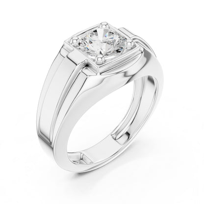 Men's Cushion Lab Grown Diamond Ring