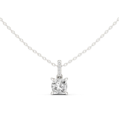 Cushion Lab Grown Diamond Pendant