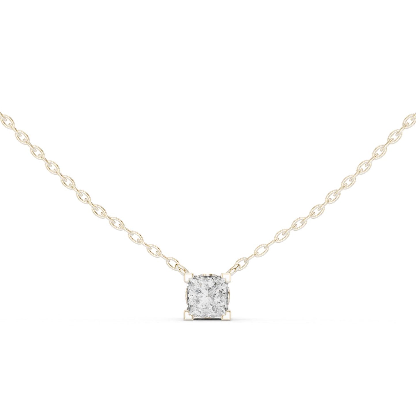 Cushion Lab Grown Diamond Pendant