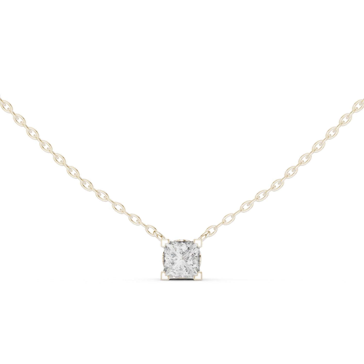 Cushion Lab Grown Diamond Pendant