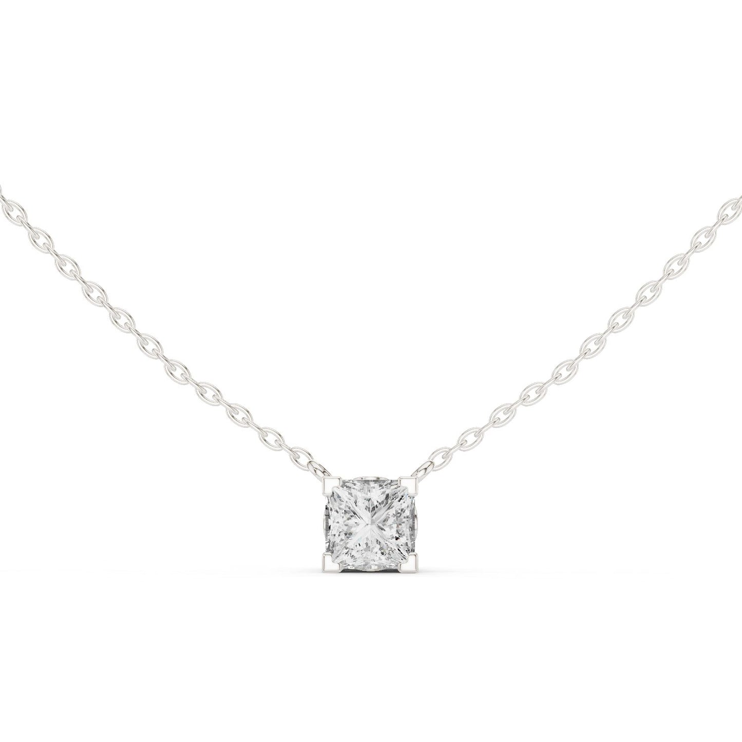 Cushion Lab Grown Diamond Pendant