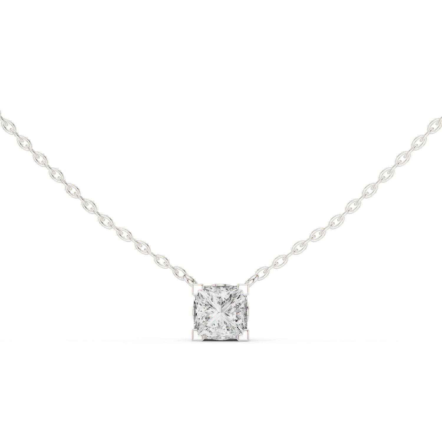 Cushion Lab Grown Diamond Pendant