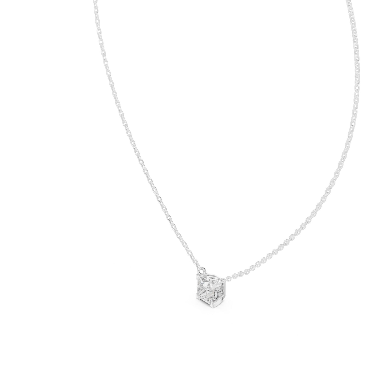 Cushion Lab Grown Diamond Pendant