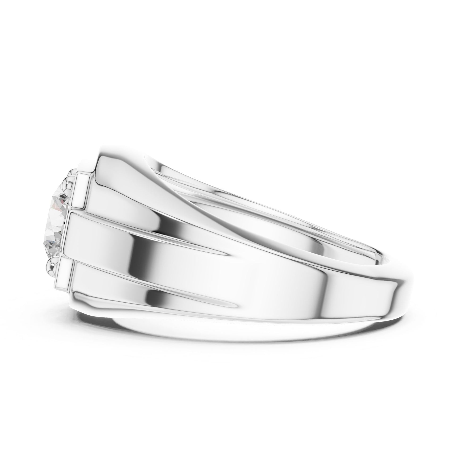 Men's Cushion Lab Grown Diamond Ring