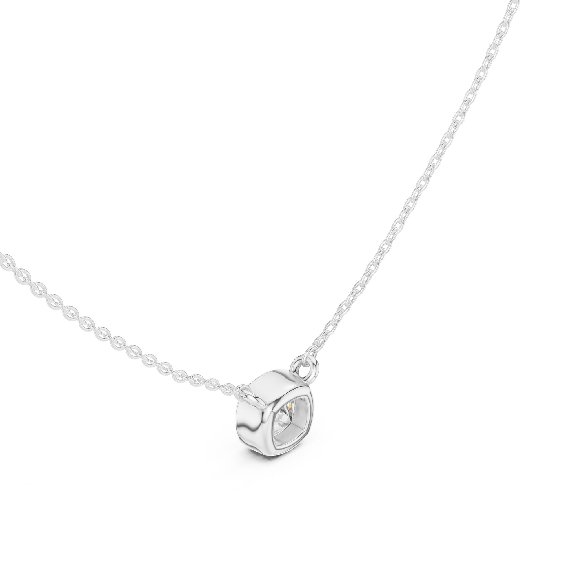 Cushion Lab Grown Diamond Pendant