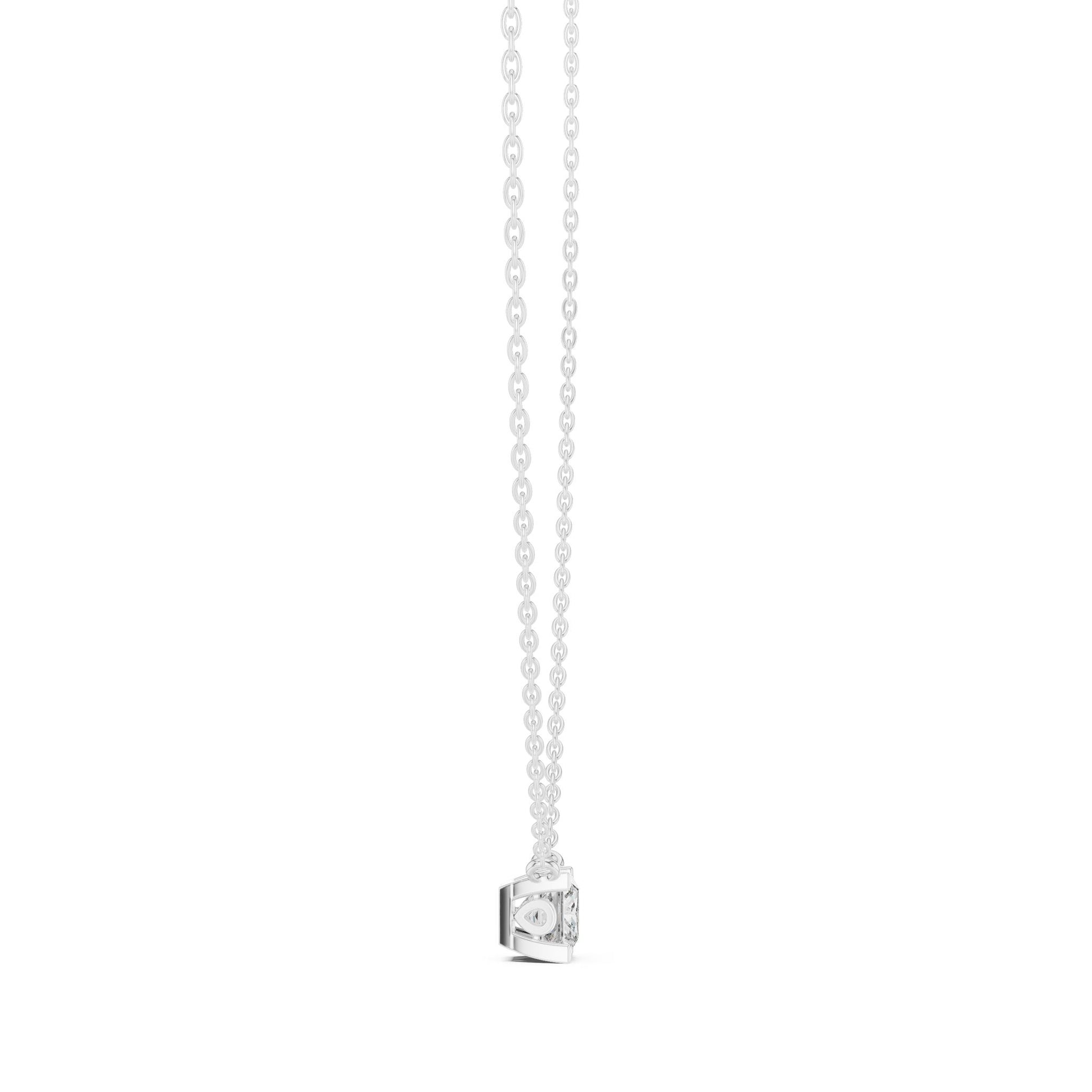 Cushion Lab Grown Diamond Pendant