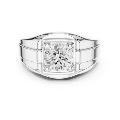 Men's Cushion Lab Grown Diamond Ring