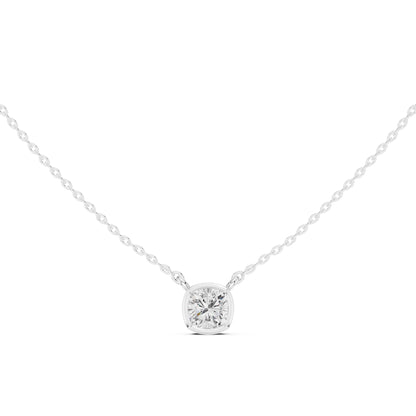 Cushion Lab Grown Diamond Pendant