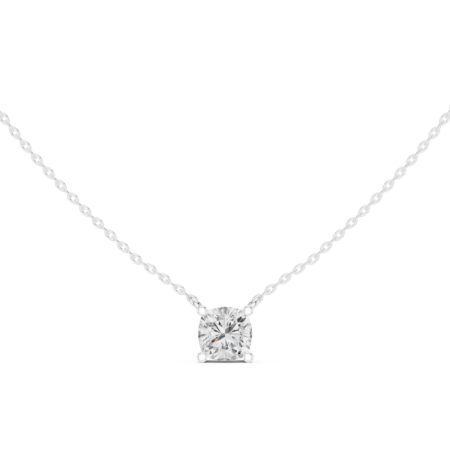Cushion Lab Grown Diamond Pendant