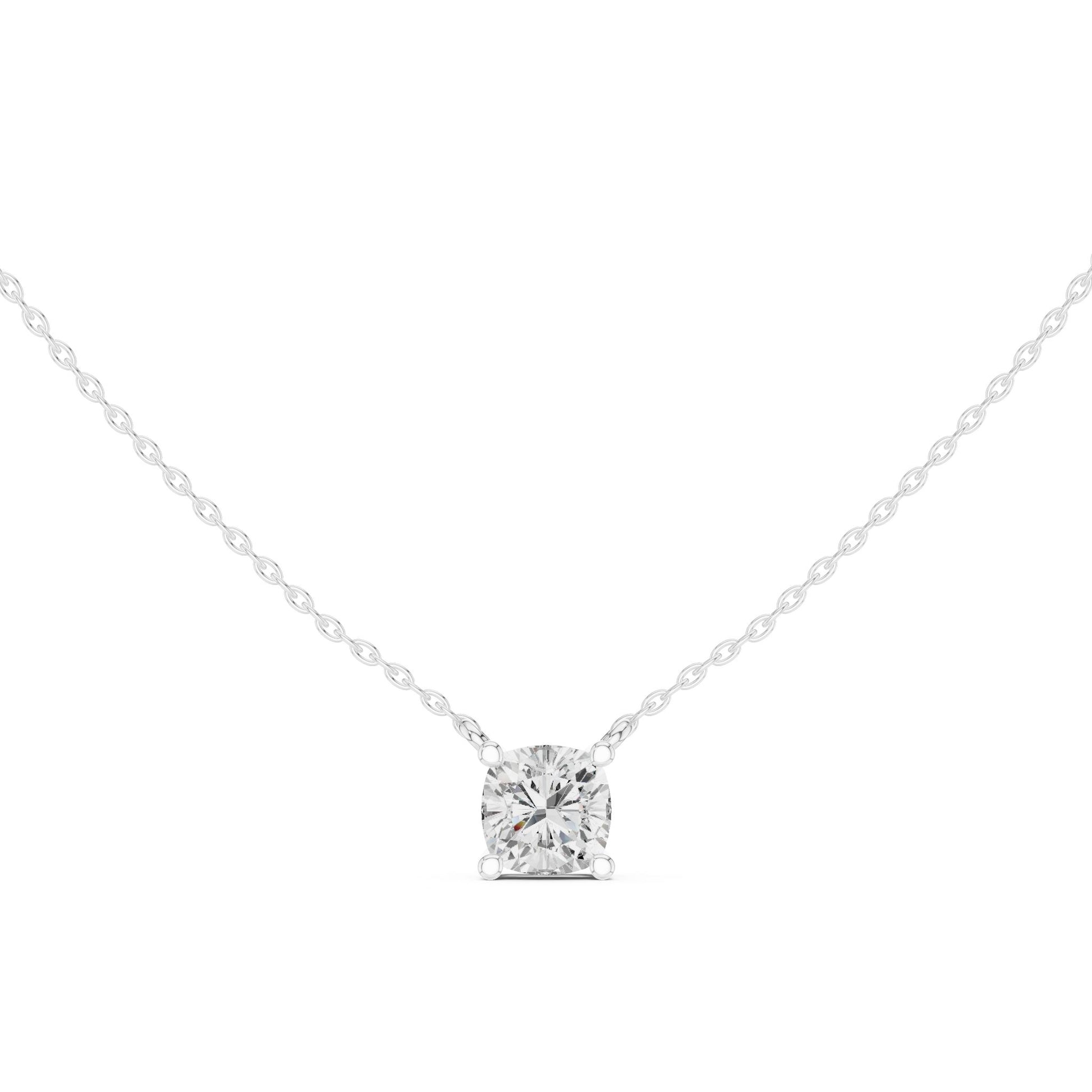 Cushion Lab Grown Diamond Pendant