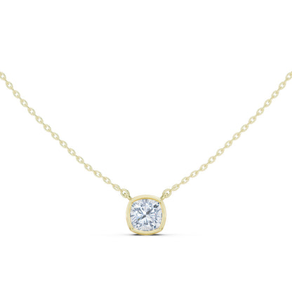 Cushion Lab Grown Diamond Pendant