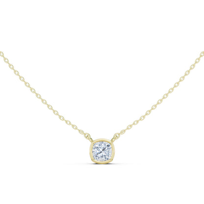 Cushion Lab Grown Diamond Pendant