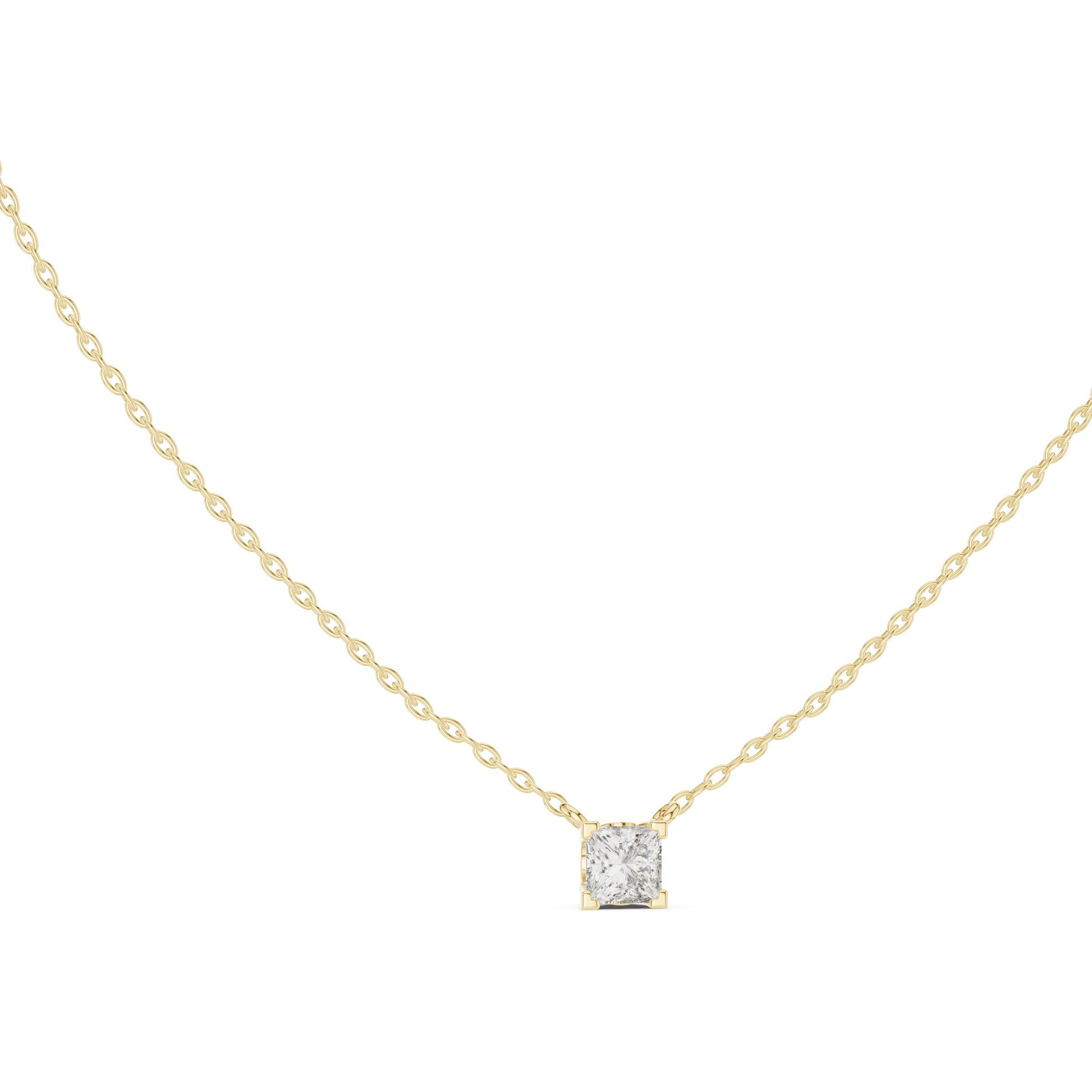 Cushion Lab Grown Diamond Pendant