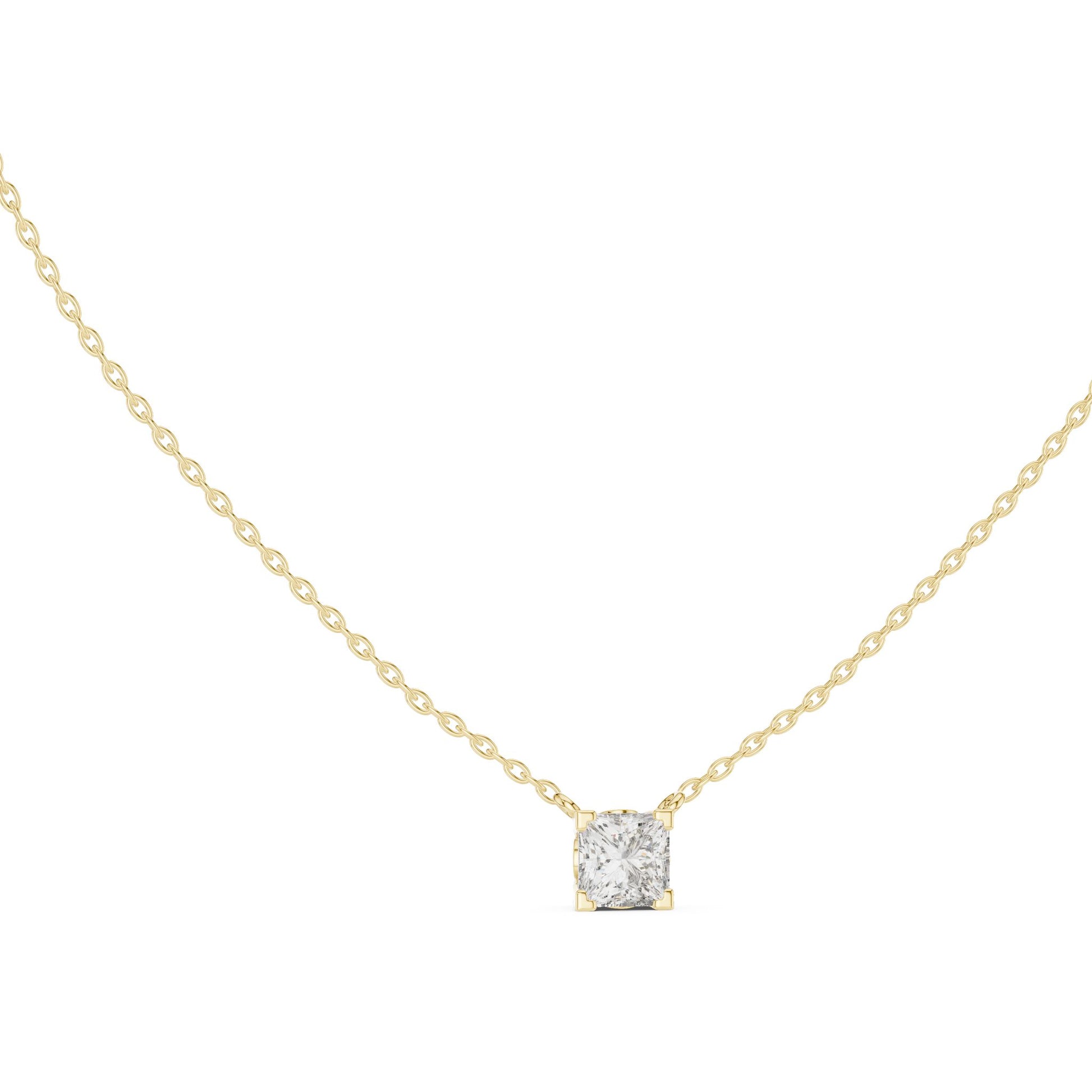 Cushion Lab Grown Diamond Pendant