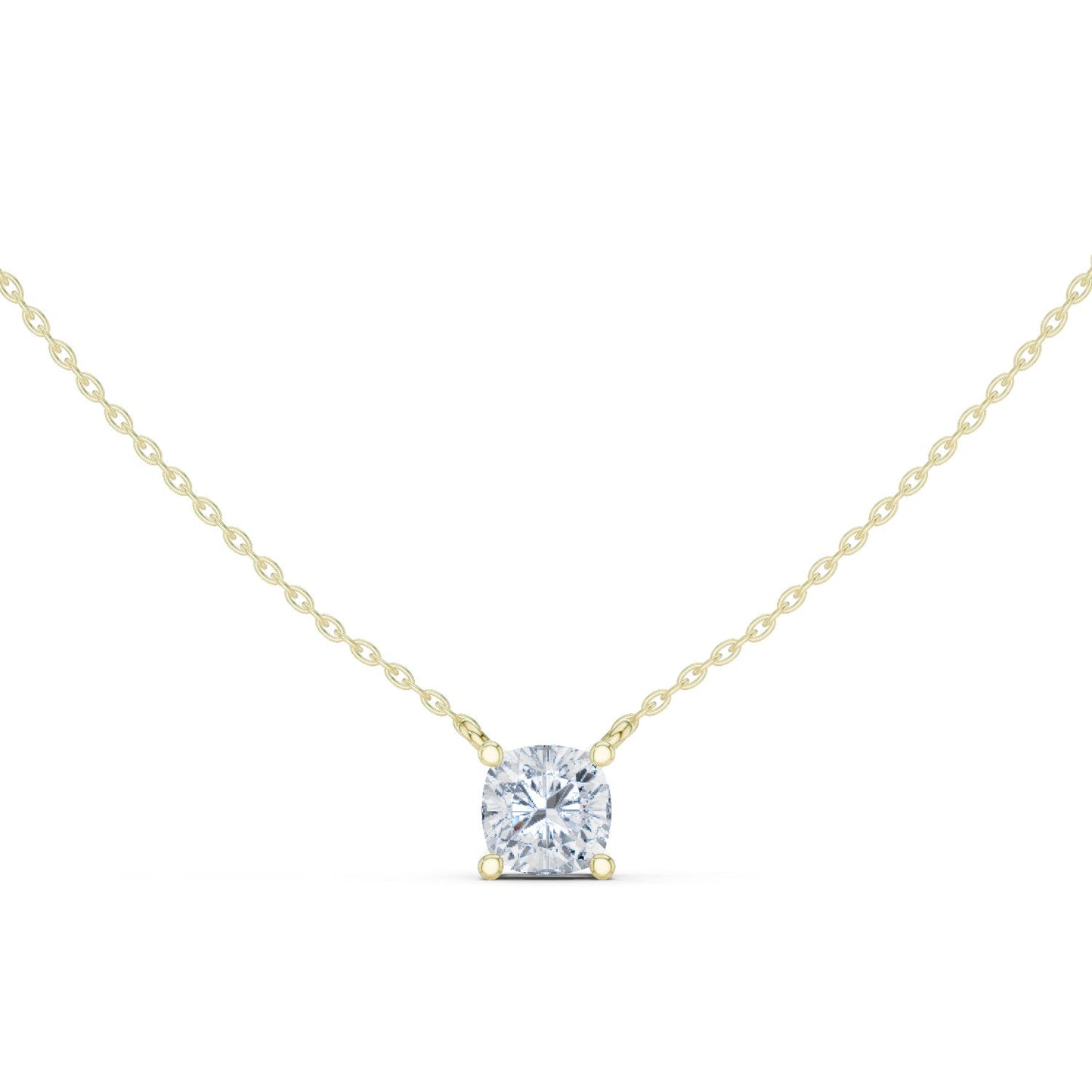 Cushion Lab Grown Diamond Pendant