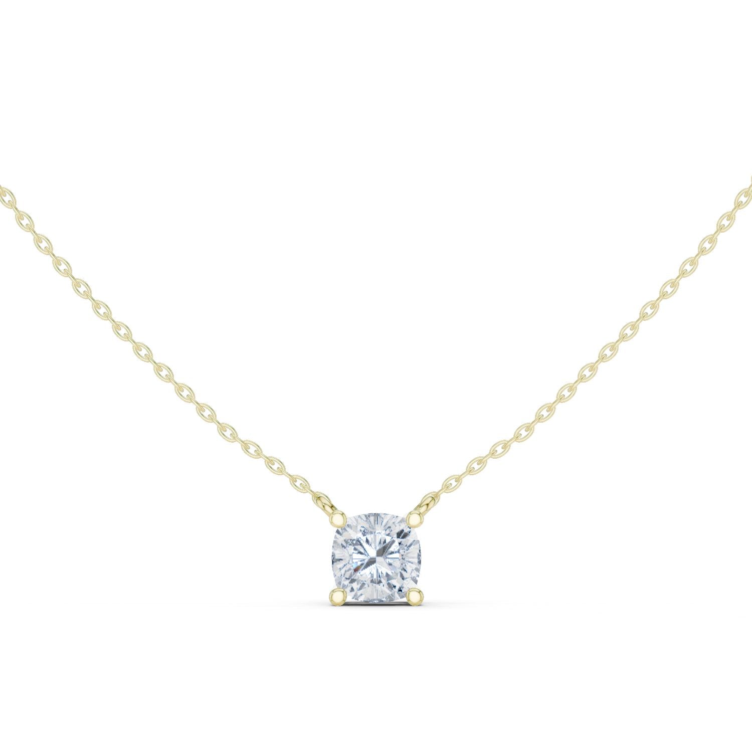 Cushion Lab Grown Diamond Pendant
