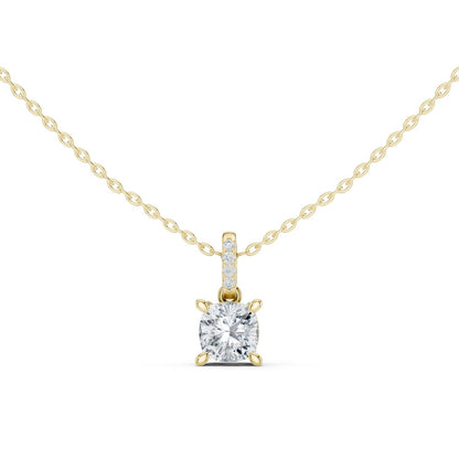 Cushion Lab Grown Diamond Pendant