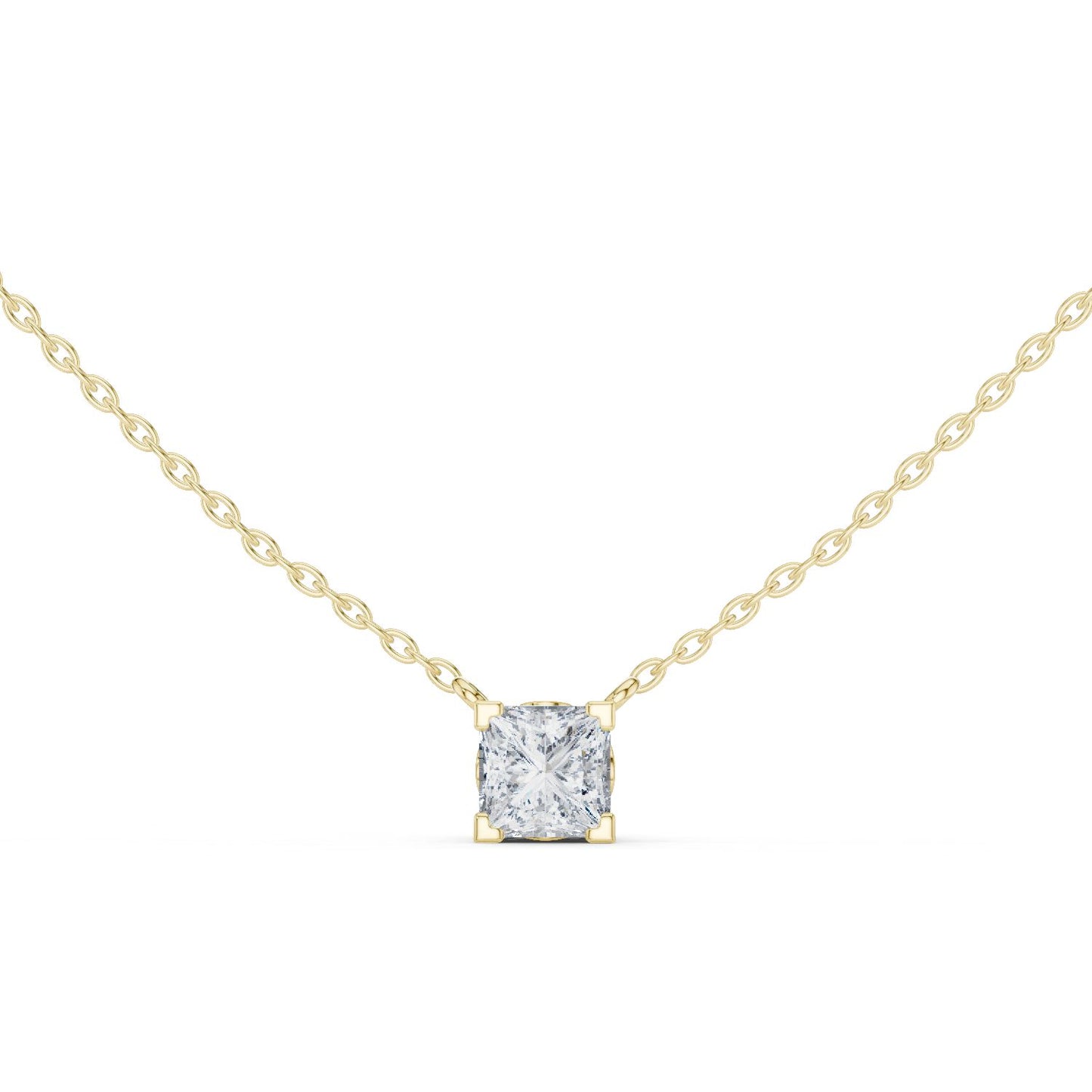 Cushion Lab Grown Diamond Pendant