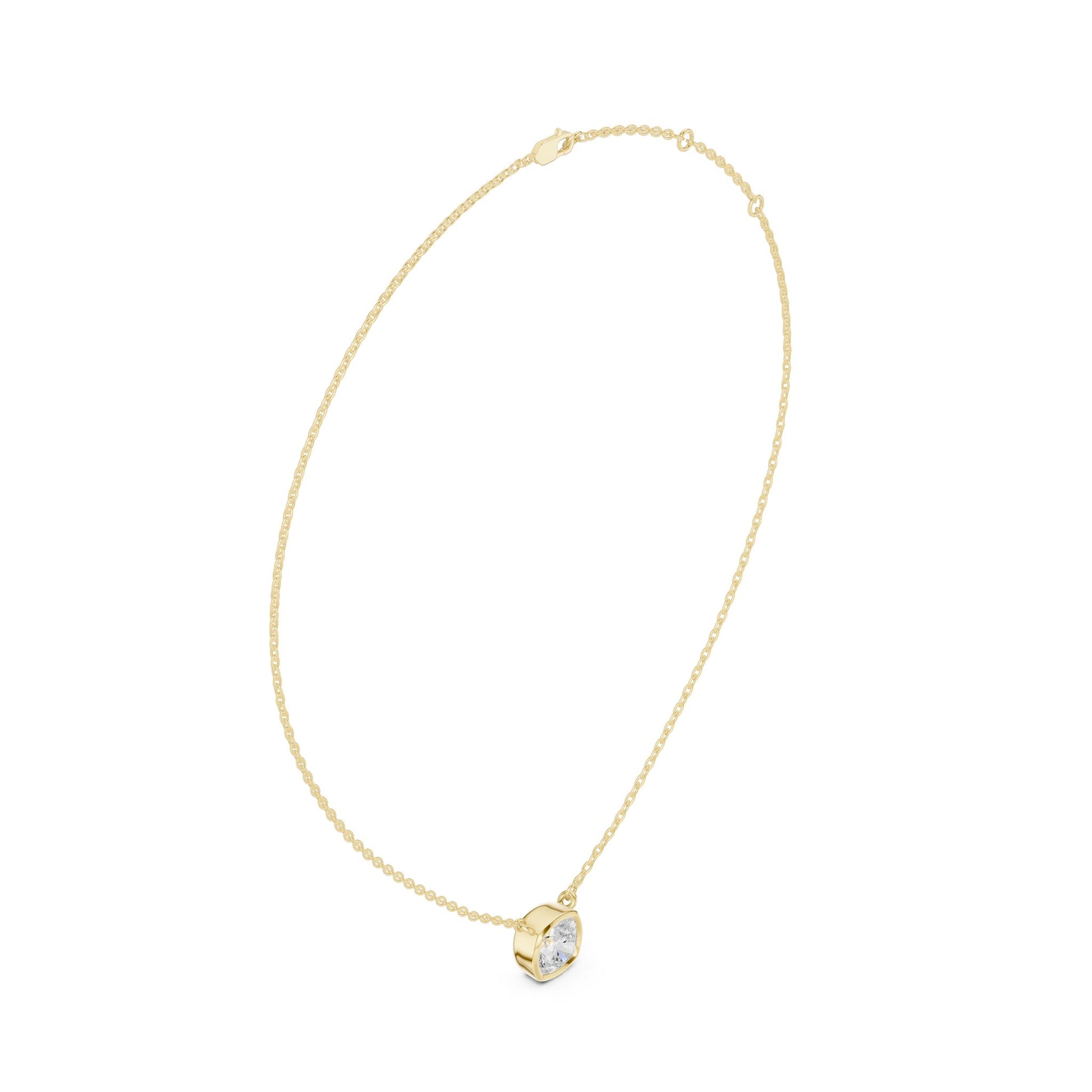 Cushion Lab Grown Diamond Pendant