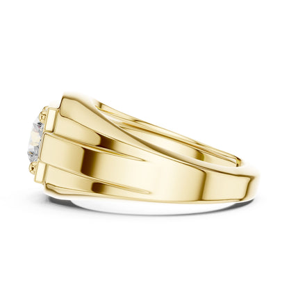 Men's Cushion Lab Grown Diamond Ring