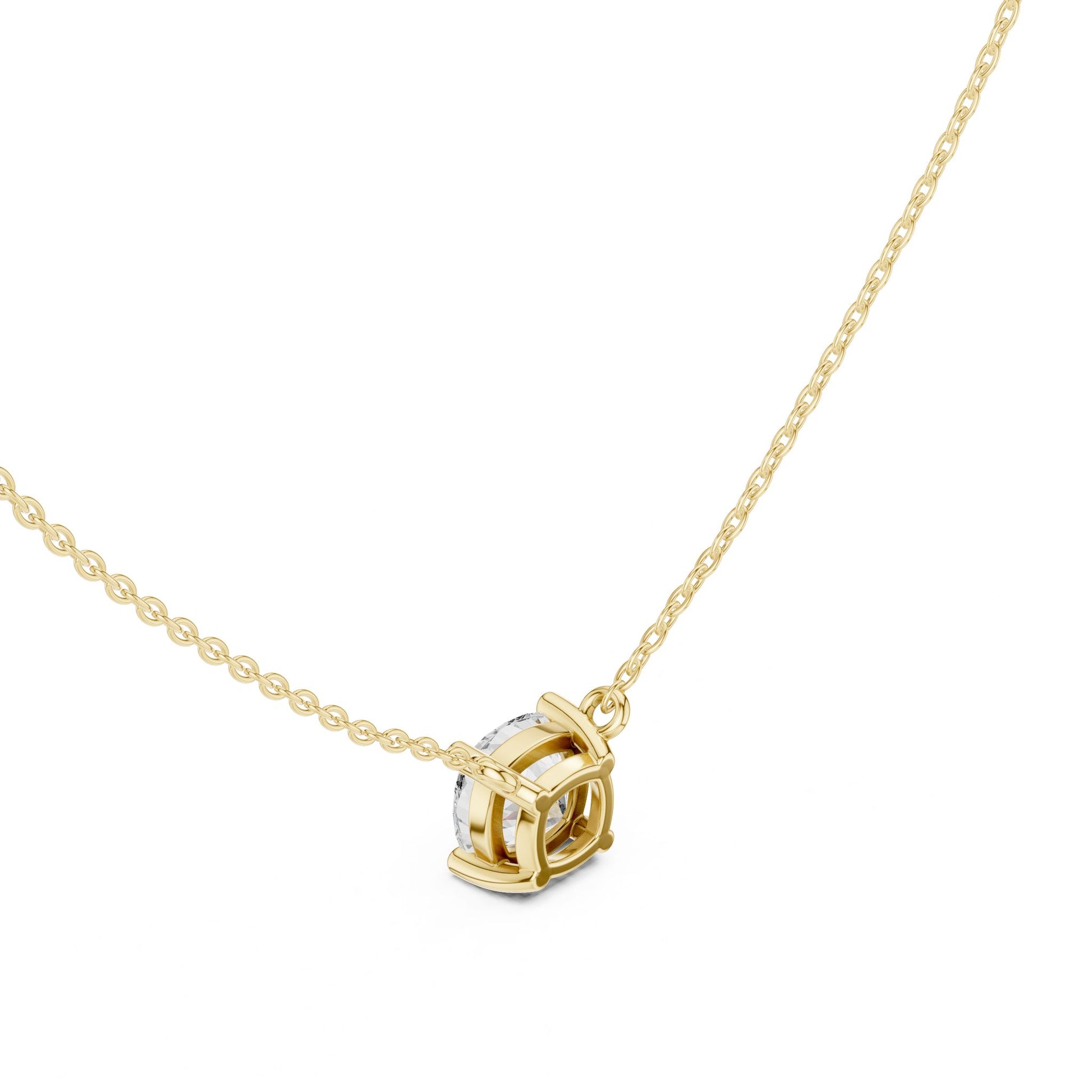 Cushion Lab Grown Diamond Pendant