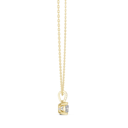 Cushion Lab Grown Diamond Pendant