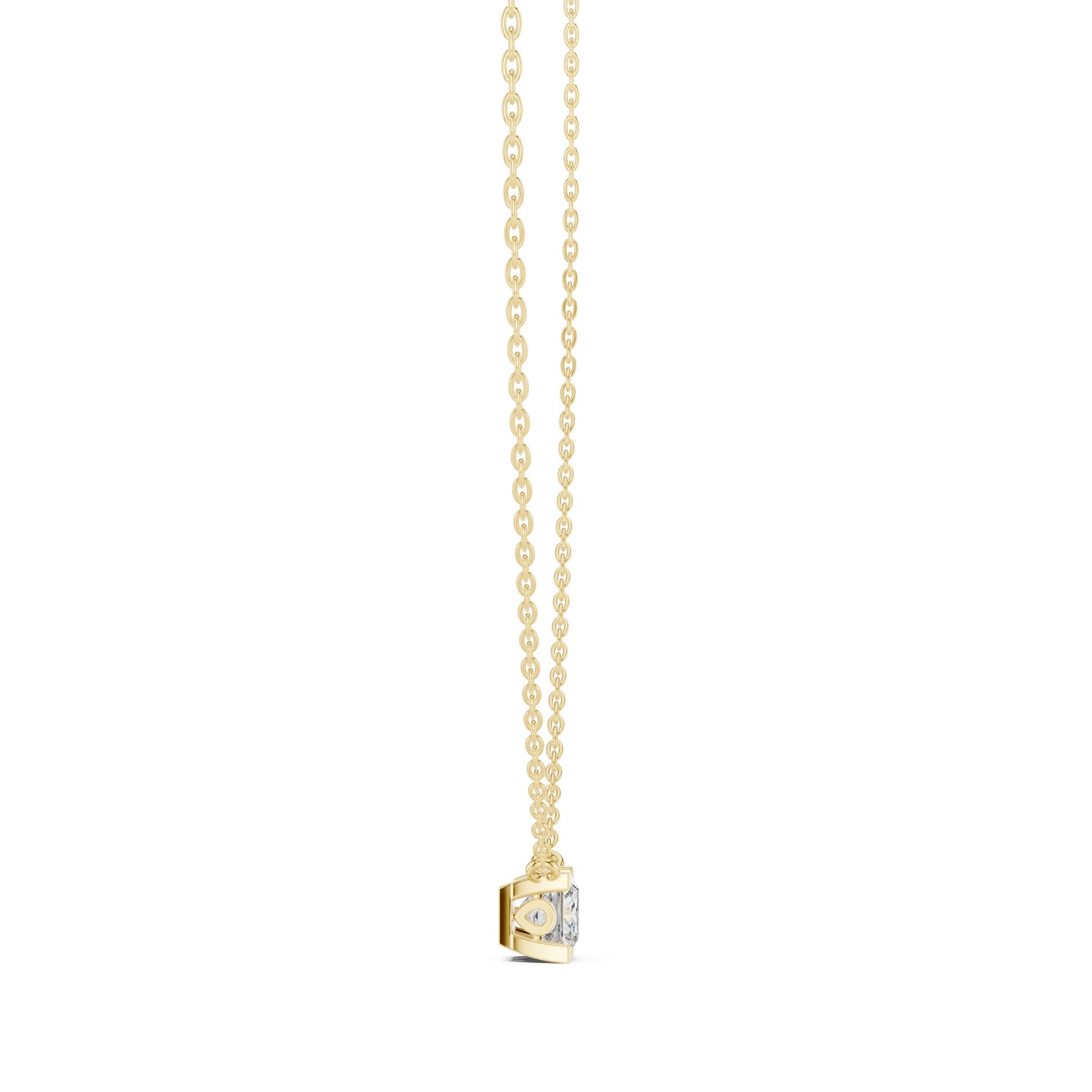Cushion Lab Grown Diamond Pendant