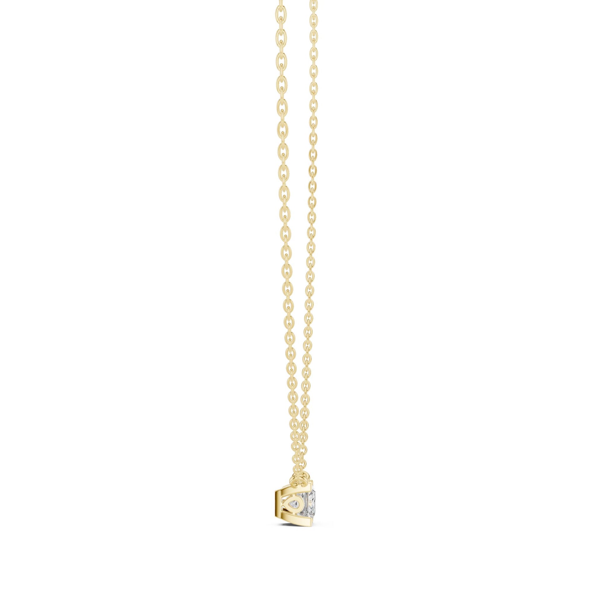Cushion Lab Grown Diamond Pendant