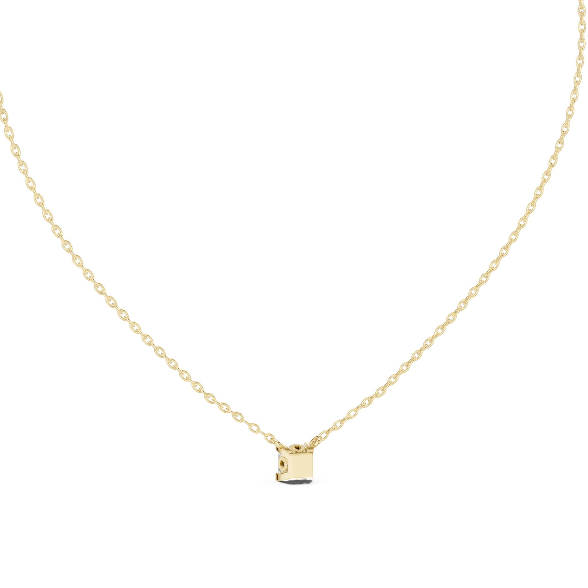 Cushion Lab Grown Diamond Pendant
