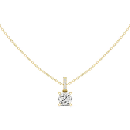 Cushion Lab Grown Diamond Pendant