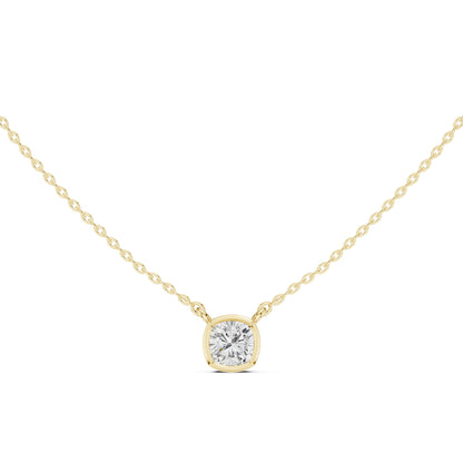 Cushion Lab Grown Diamond Pendant