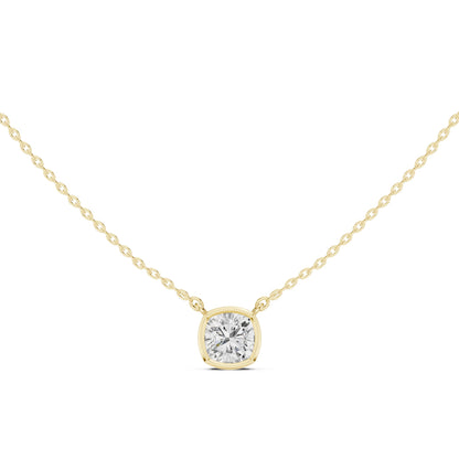 Cushion Lab Grown Diamond Pendant