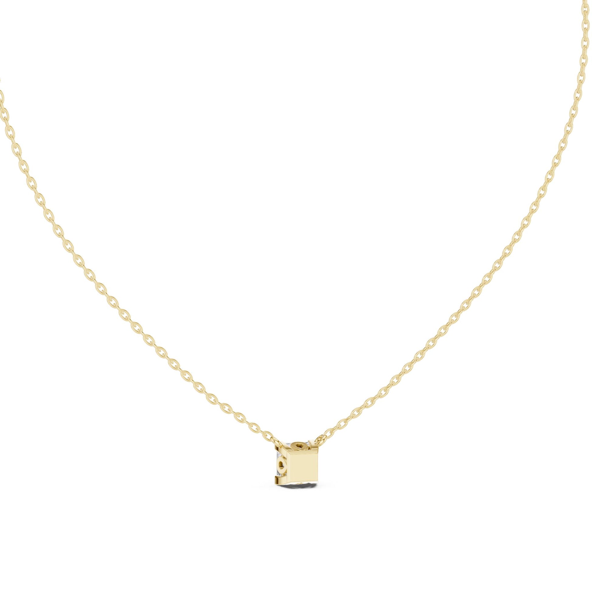 Cushion Lab Grown Diamond Pendant