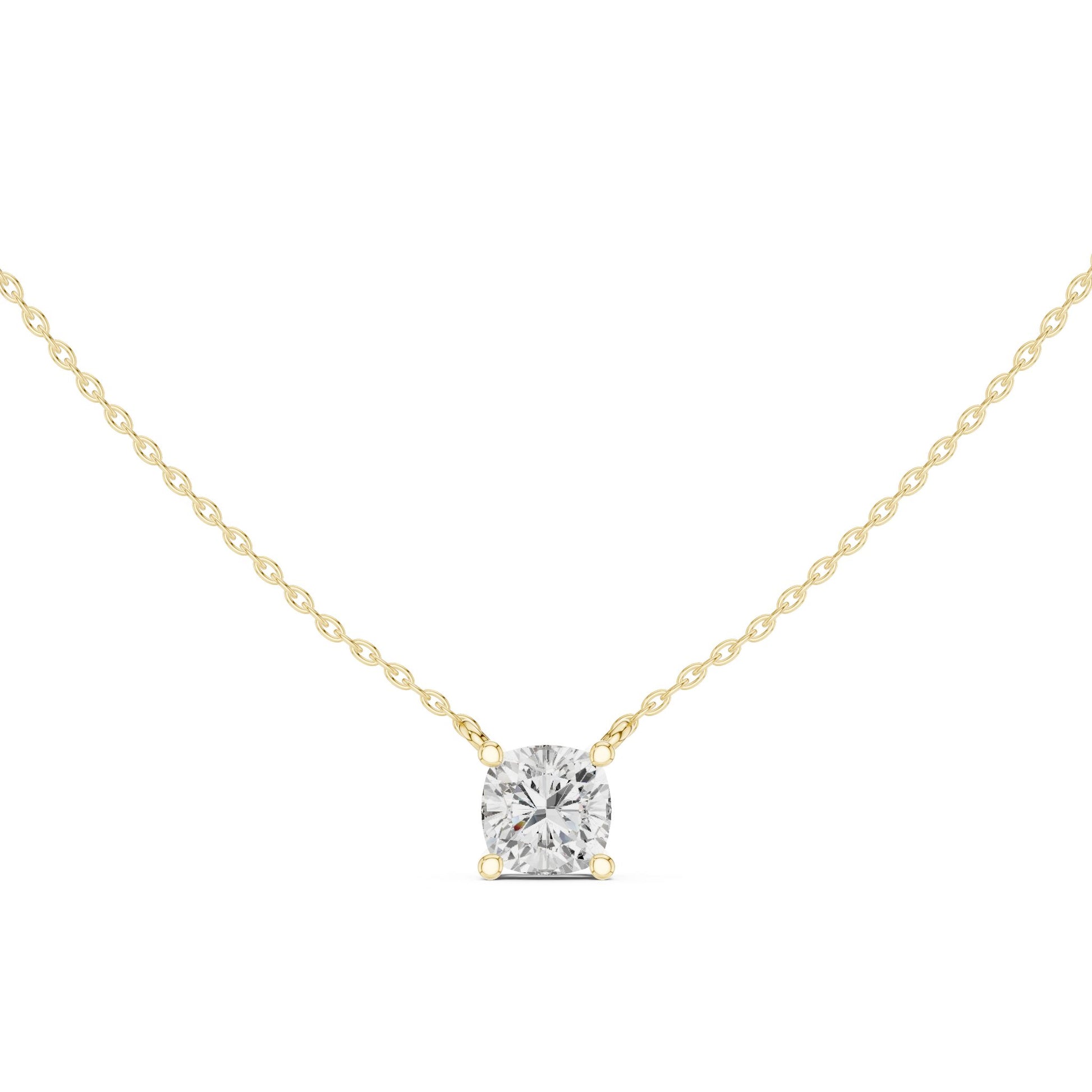 Cushion Lab Grown Diamond Pendant